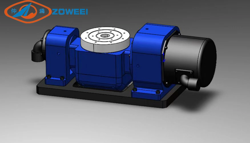 TVT-160 CNC 5th-Axis Rotary Table Reduction Gear Drive Numerical Control Rotary Table CNC Processing