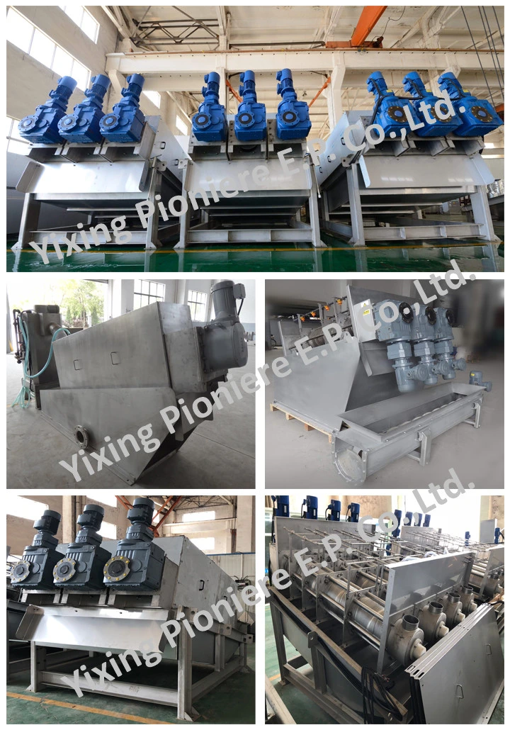 EU Standard 24-Hour Automatic Dewatering Machine Screw Press Sludge for Non-Clog Sludge Sewage